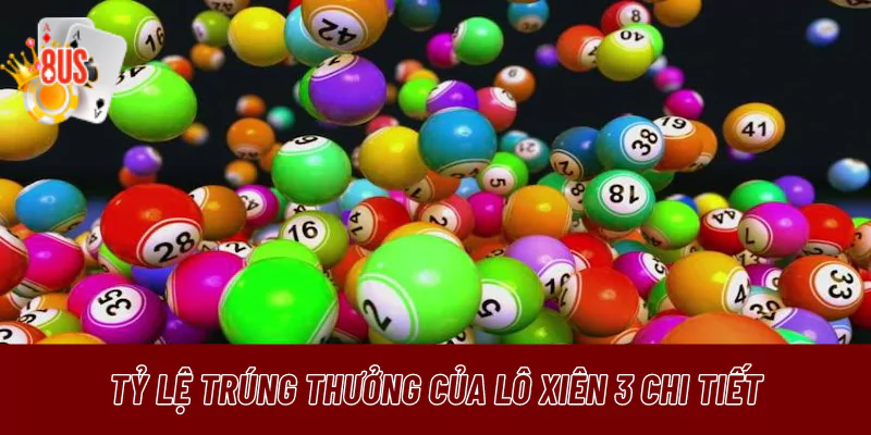 Tỷ lệ trúng thưởng của lô xiên 3 chi tiết