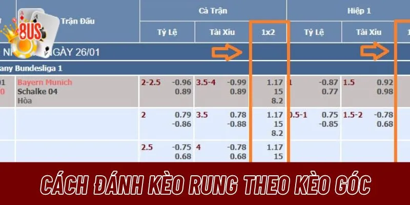 Cách tính tiền thưởng khi đặt kèo rung là gì