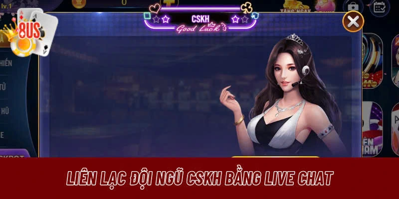 Trò chuyện với đội ngũ nhân sự bằng live chat