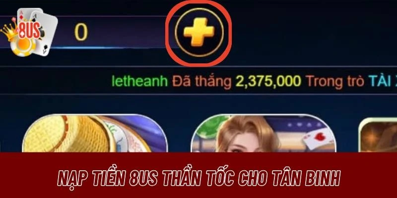 Nạp tiền 8us