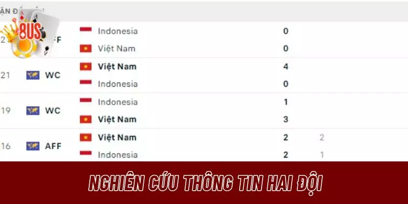 Nghiên cứu thông tin hai đội